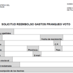 Reembolsos formulario de reclamación